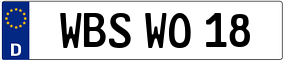 Truck License Plate
